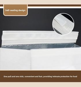 Non-Woven Insulated Foldable Portable Delivery Cooler Bag with Zipper Closure Thermal Insulation Food Grade Disposable - Product Image 6