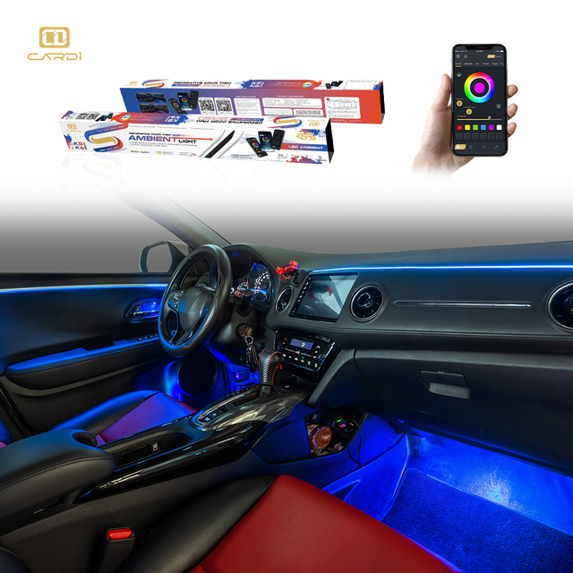 14 in 1 K5 Car Ambient Light Kit for Car Interior  Lighting System 40 50 60 70cm