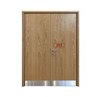 Porte en bois composite ignifugée certifiée EN16034, double peinture, avec design OEM ODM