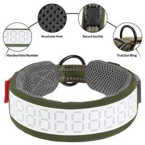 Collare Tattico per Cani, Riflettente, Anti-Strozzamento, Regolabile, per Cani di Taglia Media/Grande, per Tutte le Stagioni, Eight Thousand - Product Image 3