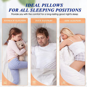 Lot de <span class=keywords><strong>2</strong></span> oreillers en microfibre et polyfibre Queen Size Alternative rempli et lavable en machine pour un entretien facile - Product Image 6