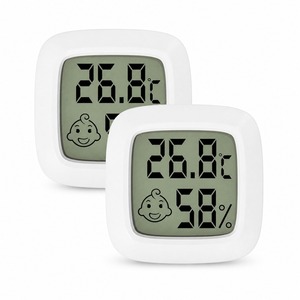 เครื่องวัดอุณหภูมิและความชื้นดิจิตอล LCD สำหรับใช้ในบ้าน <span class=keywords><strong>CHUHAI</strong></span> รุ่นมินิ ความแม่นยำ 0.2 องศาเซลเซียส ใช้พลังงานจากแบตเตอรี่ (วัสดุพลาสติก) - Product Image 1