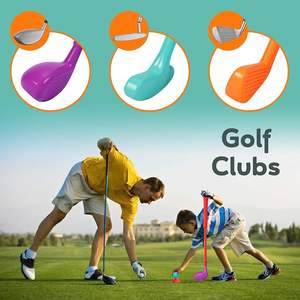 Ensemble de golf pour tout-petits garçons et filles, <span class=keywords><strong>chariot</strong></span> de golf amélioré pour enfants avec une conception unique de sangle d'épaule, jouets de golf pour l'intérieur et l'extérieur - Product Image 6