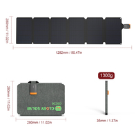 56W Draagbare Opvouwbare Zonnepaneel Powerbank Draadloze Oplader voor Telefoon met Licht Rugzak Oplader voor Mobiele Apparaten