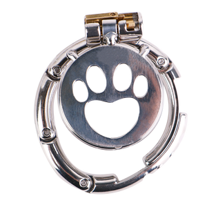 Stainless Steel Cat Paw Male Chastity <b>Cage</b> Adjustable Size SM Penis Lock <b>Light</b> Restraint Device Safe Material for Adult Men 18+ - Product Image 4