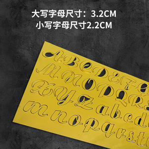 Decorazione con lettere maiuscole per torte in acrilico dorato fai da te con nome personalizzato per decorazioni per feste di compleanno matrimonio Baby Shower - Product Image 2