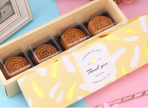 OEM Custom China Style Paper Box Designs Moon Cake Box <strong>Hard</strong> Paper Box With Paper Bag - Product Image 3