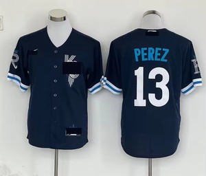 2026 Topkwaliteit gestikt Kansas honkbaltenue voor heren, maat 7 # Witt Jr. 13 # Perez 16 # Jackson 9 #   Pasquantino Home Limited Player-shirt - Product Image 5
