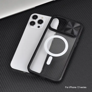 Nuova custodia per telefono con finestra a spinta magnetica antiurto per <span class=keywords><strong>iPhone</strong></span> 14 15 16 Pro custodia Max con <span class=keywords><strong>protezione</strong></span> per <span class=keywords><strong>fotocamera</strong></span> - Product Image 6