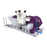 Machine à béton cellulaire léger de 40 m³/h avec pompe à tuyau pour le remplissage de cavités de tunnels et les projets de remblaiement