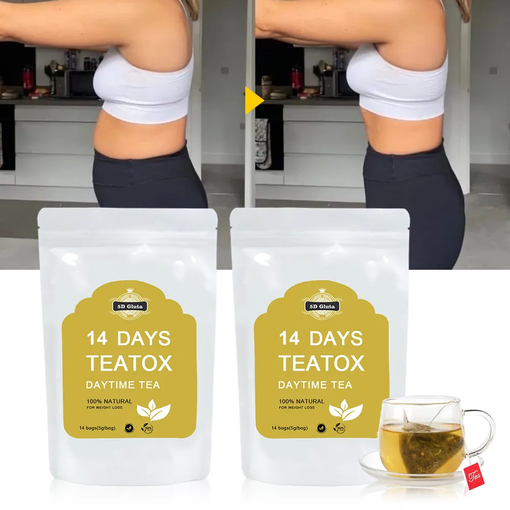 14 दिनों Teatox जला वसा फ्लैट पेट Detox के स्लिम चाय खोने के लिए वजन कार्बनिक