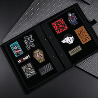 Album de rangement personnalisé pour patchs utilitaires et badges, avec fermeture auto-agrippante, organisateur de patchs de moral, classeur de collection de badges, badges non inclus