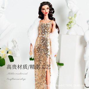 Vêtements <span class=keywords><strong>pour</strong></span> poupée Barbie Supermodel 30 cm, tenues élégantes, robes de mariée - Product Image 3