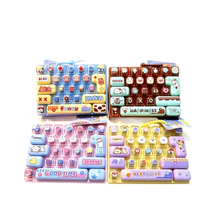Cute Animal Fidget <b>Keyboard</b> Keychain Stress Relief Clicker 26 Key Mini <b>Kawaii</b> Decompression Pendant for Kids Adults Sensory Gift - Product Image 6