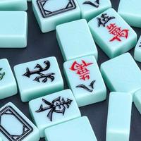 Jeu de Mahjong Chinois Personnalisé Vert 29mm 144 Tuiles Jeu de Mahjong Automatique Tuiles de Mahjong Magnétiques pour Table de Mahjong Automatique