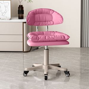 Beauty Salon Stool With Casters Adjustable Height Swivel Chair For Bar And Commercial Use - Product Image 4
