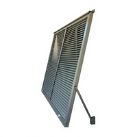 Volet de fenêtre en aluminium PRIMA Bahamas, persienne orientable, auvent extérieur, volet anti-tempête, persiennes de sécurité robustes, pare-soleil