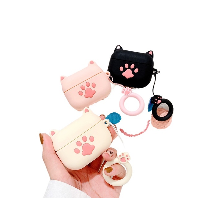 Cute Cat's Claw for Silicone Gel Protective  for for Earphones Women Cute Protective