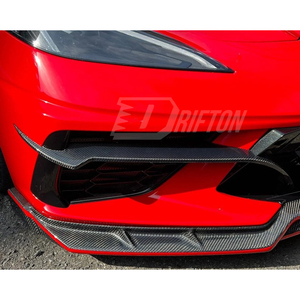 NUEVO para Stingray Z51, Rejillas de Ventilación Delanteras de Fibra de Carbono para Chevrolet Corvette C8 Stingray Z51 2020-2026 - Product Image 1