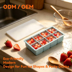 Refrigerator Ice <b>Freezer</b> Cube Mold, Heat-resistant, Washable, Household Jelly Silicone Mold Tray - Product Image 1