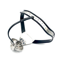 Cinturón de Castidad Masculino de Acero Inoxidable Black Emperor con Jaula para Pene, 100% Impermeable, Dispositivo de Bondage BDSM para Hombres