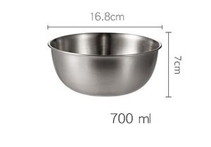 Bol à Salade et Ramen Épais en Acier Inoxydable Style Coréen avec Échelle de Mesure, Vente en Gros - Product Image 3