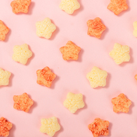 Snacks naturels et sains pour bébés Bouffées de céréales au riz avec vitamines