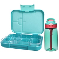Vente en gros de boîtes à lunch pour enfants Aohea, boîte bento avec bouteille d'eau, kit de boîte à lunch en plastique pour enfants, boîte à lunch bento pour enfants