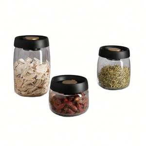 Recipiente Hermético Redondo para Alimentos de Cocina, Tipo Empuje, de Tritán PP Ecológico 2025, Sellador de Mesa con 15 Días de Frescura - Product Image 4