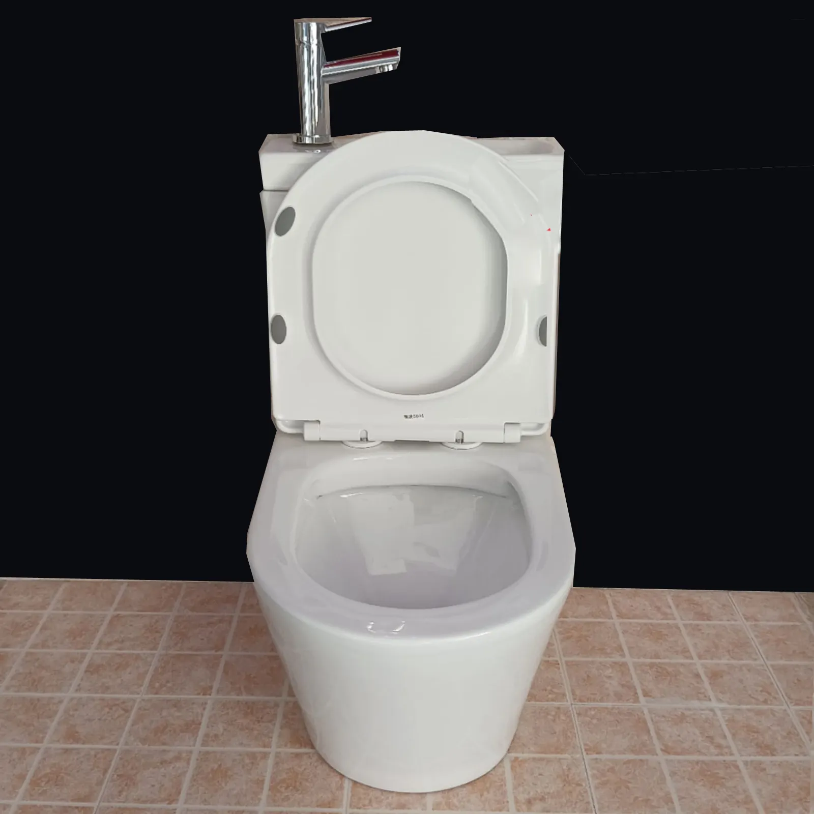Bassin dans wc combiné double chasse réservoir lave toilette principale intelligent citerne couplé placard lavage des mains bassin positif s toilette