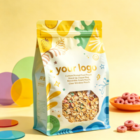 Pochettes en plastique personnalisées avec fermeture éclair pour l'emballage alimentaire