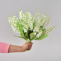 Seiden-Kunstblumen Maiglöckchen Glockenblumen Blumensträuße DIY Blumenarrangement Zubehör Minimalistischer Nordischer Stil
