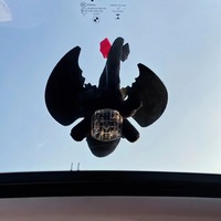 Jouet de toit de voiture style animal sans dents, petit dragon volant en peluche, pendentif extérieur pour voiture, fabriqué en Chine, TikTok