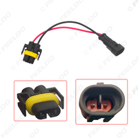 Adaptateur de prise de câblage pour phare de voiture, de H11 à AMP Superseal 1,5 mm, connecteur 2 broches, câble de lumière automobile