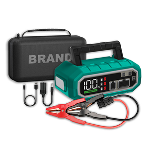 Arrancador de batería de litio de 24000mAh de Venta caliente con luz LED de corriente máxima de 4000A para camiones y motocicletas de gasolina y diésel de 8.0L - Product Image 1