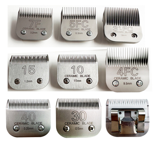 Cuchillas de Repuesto para <span class=keywords><strong>Cortapelos</strong></span> de Mascotas, Compatibles con ANDIS, Wahl KM10, Oster A5, <span class=keywords><strong>Moser</strong></span>, Lister y Heiniger - Product Image 1
