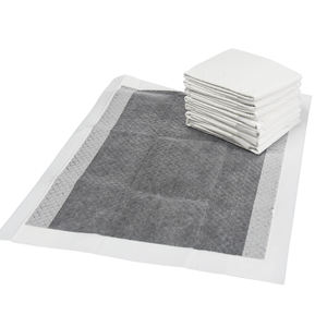 Alfombrilla desechable superabsorbente de agua para perros, almohadillas para orina de carbón de bambú para entrenamiento de cachorros, a prueba de fugas, con paquete - Product Image 1
