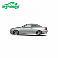 Convient pour Mercedes CLK W209 04-09 Cabriolet Soft Top avec remplacement de fenêtre en verre chauffant GRIS ALLEMAND