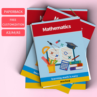 Cahier d'exercices de mathématiques A4 personnalisé, cahier d'écriture scolaire personnalisé, impression en gros de cahiers d'exercices pour étudiants