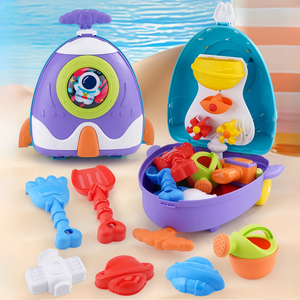 Jouets de plage amusants pour enfants, modèles de sable colorés, ensemble de jouets de sable pour enfants, emballage pour enfants - Product Image 1