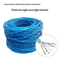 Kabel Jaringan MT-5032A Cat6A 10 Gigabit Monitor CAT6 UTP Aluminium LAN 305m PVC LSZH Jacket / Bersertifikasi CE