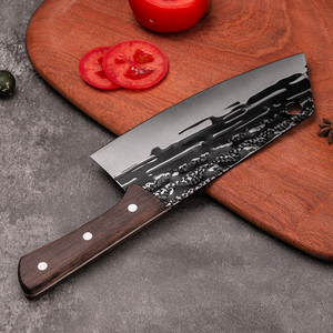 Couteau de chef <span class=keywords><strong>chinois</strong></span> forgé Jinniangzi |   Couteau de 7 pouces en acier inoxydable avec manche en bois |   Couteau de cuisine tranchant pour trancher et hacher, vente en gros - Product Image 4
