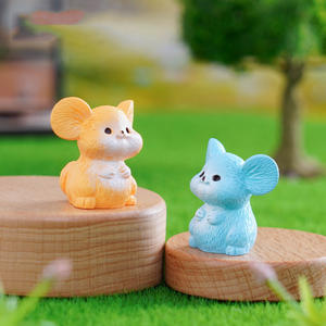 Bunte DIY 3D Miniatur Harz Maus Tiere Dekor Terrarium Fee Garten Puppen Spielzeug Mikro Landschafts bau Dekoration Ornamente - Product Image 4