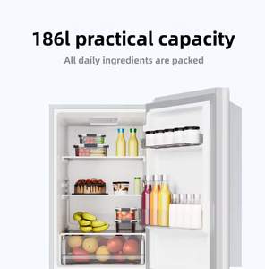 CN MIJIA BCD-186WMD 186L Two Door No Frost Fridge 99.9% Antibacterial Deodorize Class2 Silver <b>Refrigerator</b> - Product Image 2