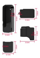 Coque de protection antichute en silicone souple antichoc pour caméra, protection intégrale de l'écran et de l'objectif pour DJI OSMO Pocket 4