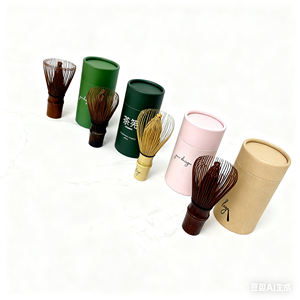 <span class=keywords><strong>Fouet</strong></span> <span class=keywords><strong>à</strong></span> <span class=keywords><strong>matcha</strong></span> <span class=keywords><strong>en</strong></span> <span class=keywords><strong>bambou</strong></span> foncé Zen Chasen, fait main, avec logo personnalisé, pour thé vert - Product Image 4