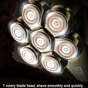 CITICITY Upgrade 5-in1 Rechargeable Electric Shave for Men 7D Magnetic Attachment Blade with IPX7 Waterproof Beard <b>Shaver</b> - Product Image 5