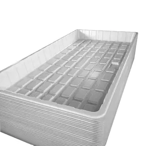 사용자 정의 블랙 화이트 ABS HIPS 온실 농업 플라스틱 롤링 벤치 성장 테이블 수경법 시스템