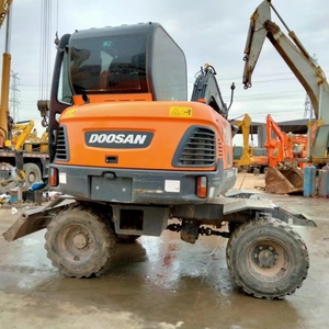 Excavatrice sur pneus d'occasion Corée, Excavatrice DOOSAN DX60, DOOSAN DH210W-7, 150W-7, 21 tonnes, hydraulique, stable - Product Image 5