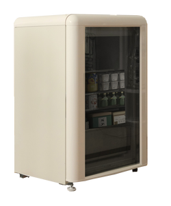 Réfrigérateur à boissons rétro MSR130EG-RE avec compresseur électrique, refroidissement par air, portable, <span class=keywords><strong>vintage</strong></span>, porte simple, sans givre, grade 2, pour hôtel - Product Image 3